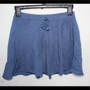 Girls Xhilaration blue skirt